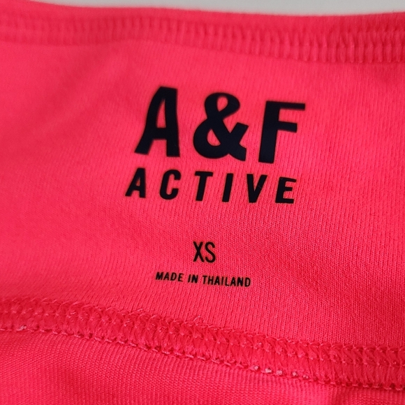 🔥Abercrombie & Fitch🔥 Pink Leggings Stretchy Athletic Wear XS - Picture 2 of 5